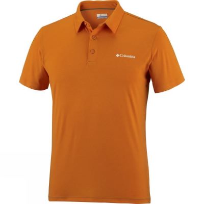 Camisa Columbia Triple Canyon Tech Polo Hombre - Naranjas - Chile YRU045916